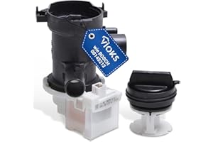 VIOKS Ablaufpumpe Ersatz für Bosch Pumpe 00145212 & Copreci KEBS - Laugenpumpe 30W mit Pumpenkopf Sieb für Waschmaschine Bosch Siemens iQ100 iQ300 iQ500 Avantixx Extraklasse Classixx VarioPerfect