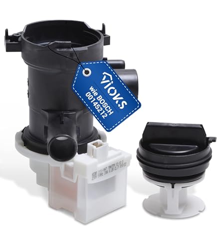 Pompa Di Scarico LUTH Con Filtro Per Lavatrice - Ricambio Compatibile Bosch 00145777 E Copreci - 3