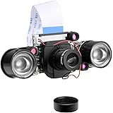 Longruner Module Caméra pour Raspberry PI, IR-Cut Switching Vision Jour/Nuit, 5MP 1080p OV5647 Capteur HD Webcam pour Raspber