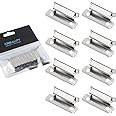 Creality Official Ender 3 Bed Clips, Ender 3 Pro Glass Bed Clips Clamps 7mm Original for Ender 3 V2, Ender 3S, Ender 5 Pro, CR-20 PRO, CR-10S Pro 3D Printer Heated Glass Bed Platform (8PCS Bed Clips)