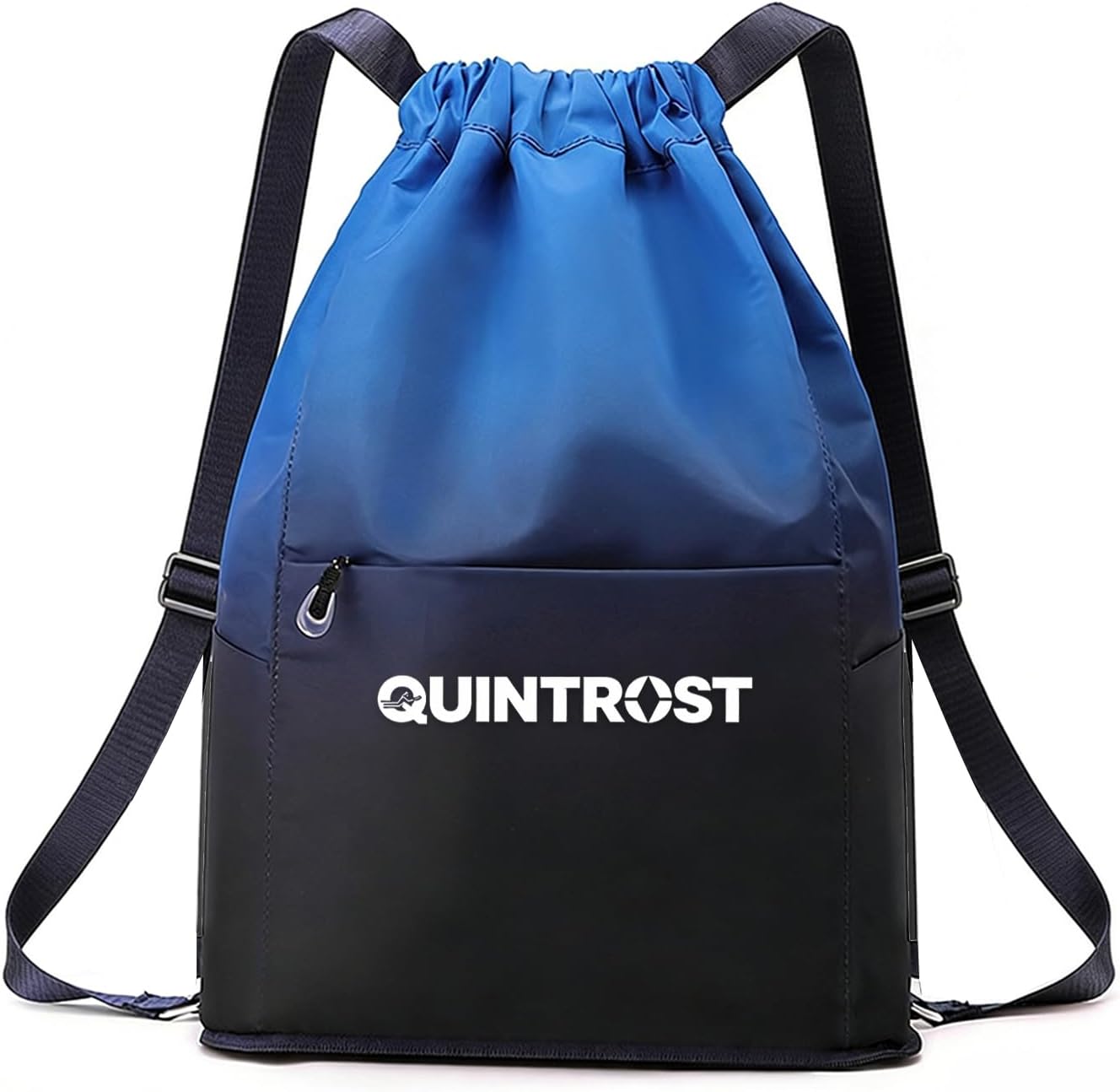 Quintrost Mochilas de Cuerdas Impermeable Bolsa de Deporte, Gran Capacidad Nylon Mochila de Gimnasio con Cordón para Hombre Mujer, Gym Bag de Cincha para Escolar, Senderismo, Casual, Viaje, Playa