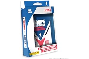 Panini Equipe DE France Olympique & PARALYMPIQUE Metalowe pudełko kieszonkowe Pojemnik 10 kieszeni + 2 karty Limited Edition, 004885TINPF