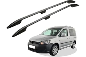 RC Royal Class Dachreling aus Aluminium eloxiert passend für VW Caddy 3 ab 2010 bis 2020 passgenau in Schwarz mit Allgemeiner Betriebserlaubnis (ABE)
