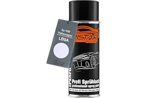TRISTARcolor Pintura del coche Bote de spray para VW/Volkswagen LB9A Candyweiss/Candy White Pintura base aerosol 400 ml