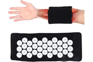 HURRISE Acupressure Mat For Massage, Acupuncture Massage Arm Belt Pain Relief Yoga Fitness Acupressure For Massage Arm Strap
