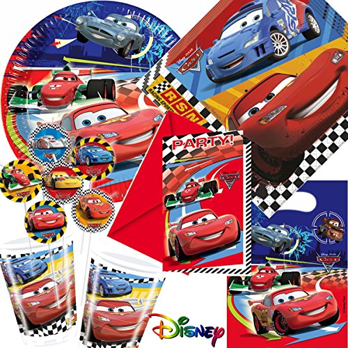 6 Trinkhalme * CARS RSN * für Kindergeburtstag // Racing Straws Strohhalme Jungen - 2
