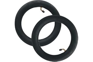 HONGFUFU 2 Pcs Replacement Tire Tubes, 10 X 2.125" Inner Tube Angled Valve Stem for 10" Scooter Wheels