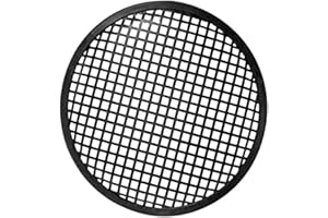 HQ POWER Gitter aus Metall für Lautsprecher VDAC33 20 cm, Schwarz