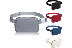 Miss Lulu Sac Banane Unisexe avec Ceinture Réglable,Idéal pour la Vie Quotidienne l'Entraînement la Course la Randonnée,Belt Bag et Fanny Pack pour Ville et Sorties Nature