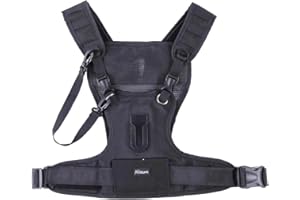 Nicama Fotocamera Tracolla, Trasporto Fotografo Vest per Canon Nikon Sony Pentax Sigma Panasonic Olympus DSLR