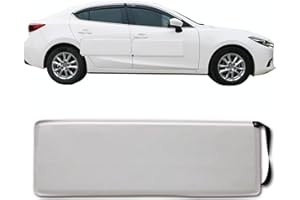 OXBZKMY 2 Piezas Protector Puerta Coche, Removible Magnética Protección Lateral de Vehículos, Protectores Abolladura Anti Choques para Garaje (87x32cm) (Blanco, 87x32cm)
