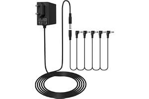 9V 1A Gitarren Pedale Netzteil für Boss Gitarrenpedale, Effektpedal, Casio Keyboard, Zoom, Musikinstrument, för Elektrische K
