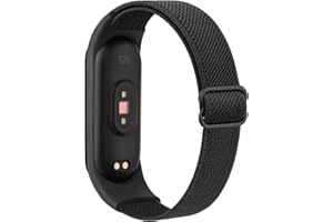 Wanme Bransoletka do Xiaomi MiBand 6/5/4/3, miękki, elastyczny, nylonowy pasek zapasowy do Amazfit Band 5/6, dla kobiet i mężczyzn