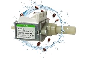 ‎LICHTBLAU Lichtblau Pumpe Ulka EP5GW 48W 230V I Ersatzpumpe feuerfest passend für Philips Saeco 996530007753 12000140, DeLonghi 5113211311, Miele 5035151 & Krups MS-622743 I Wasserpumpe Kaffeevollautomat