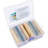 1/4W 1 Ohm - 10 Mega Ohm Arası 130 &Ccedil;eşit 2600 Par&ccedil;a Diren&ccedil; Seti