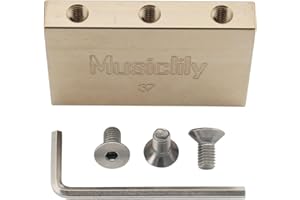 Musiclily Ultra 37mm Blocco Tremolo in Ottone Solido per Ponte Floyd Rose Locking Tremolo Chitarra Elettrica