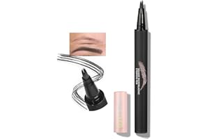 Anglicolor Crayon à sourcils— Texture réaliste semblable à celle des poils, Crayon sourcils microblading,application facile,résistant à l'eau et aux bavures,tenue 24 heures. (03 SLATE BROWN)