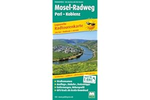 Mosel-Radweg, Perl - Koblenz: Leporello Radtourenkarte mit Ausflugszielen, Einkehr- & Freizeittipps, wetterfest, reißfest, abwischbar, GPS-genau. 1:50000 (Leporello Radtourenkarte: LEP-RK)