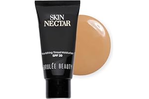 Brulée Beauty Skin Nectar | Luminous SPF20 CC Cream | Medium-Full Coverage Foundation | Lightweight, Hydrating Tinted Moisturiser | Skin-Like Flawless Finish | Vegan & Cruelty Free | Shade Three