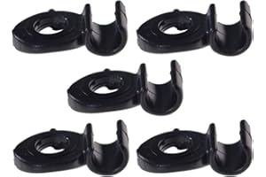 cyclingcolors 5x Guida Guaina Bici Semplice Cavo Freno Deragliatore Fissaggio Bicicletta MTB Nero