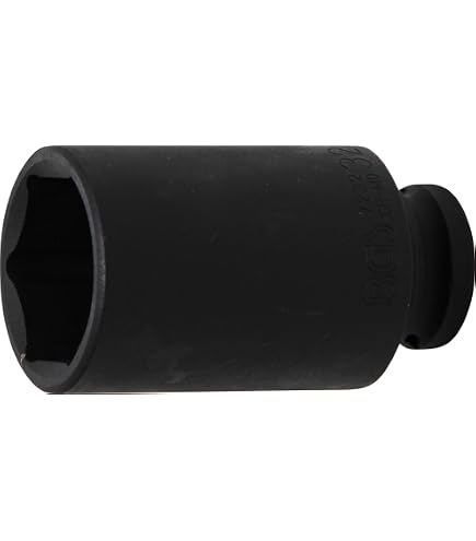 KS Tools 918.1273 1/2 Zoll Sechskant-Stecknuss Lang, 32 Mm, Chrom-Vanadium, Verchromt