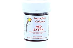 SUGARFLAIR COLOURS Sugarflair Maximum Concentrated Paste Red Extra