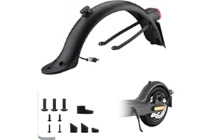 Vexillic Electrique Garde Boue, Garde Boue Trottinette Arrière Trottinette Support Métallique pour Xiaomi Mijia M365 1s Essential Pro 2 Mi