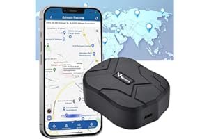 ZEERKEER GPS Tracker, 10000mAh Battery GPS Car Tracker with Magnet, Waterproof Real Time Positioning Anti Lost Tracking Device for Fleet, Van, Vehicle, Worldwide Coverage No Distance Limit No Subscription Fee