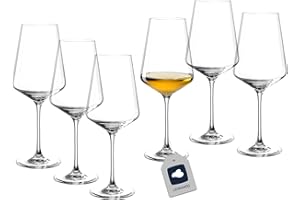 ‎LEONARDO HOME LEONARDO HOME Weißweingläser PUCCINI (6er Set) • Kratzfeste Weingläser (560 ml) • Spülmaschinenfest & Langlebig • Zeitlose Gläser für Weißwein • Modernes Design • Weißwein-Glas Puccini • 069553