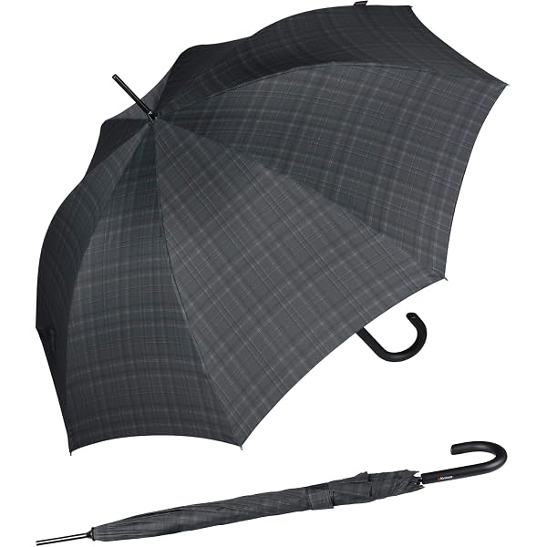 Knirps C.760 Ombrello Bastone Trasparente 88cm - Testato al Vento