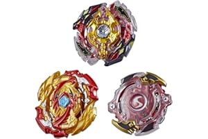 HASBRO Beyblade Burst Evolution, Trio Spryzen, Pack de 3 toupies de compétition, Legend Spryzen S3, Lord Spryzen S5, Spryzen S2