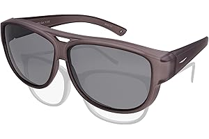 ActiveSol El Pavana, powlekane okulary przeciwsłoneczne, dla osób noszących okulary, ochrona UV400, polaryzacyjne