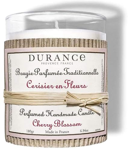 Durance Candela Profumata Ambra Preziosa – 180g – Profumo Caldo E Avvolgente Per La Casa
