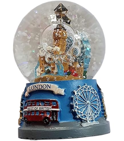 Sfera Di Neve Torre Eiffel Parigi, Con Base Resina E Glitter, 11 Cm - Foto 3