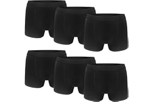 Uizuooy Mutande Bambino Boxer Ragazzo Slip Bambino Comodi Boxer Uomo Cotone Elasticizzato 8-16 Anni Pacco da 6/12,1603