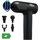 Dr Physio Supervolt Go 1023 Pro Cordless Rechargeable Portable Massager for Deep Tissue Muscle Massage, Body Relaxation and P