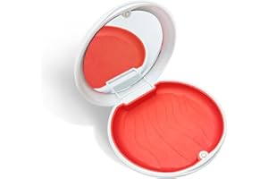 NECXON Étui de retenue, boîte de retenue pour prothèses dentaires, conteneur pour fausses dents, étui pour protège-dents, étui pour prothèses dentaires, boîte orthodontique (blanc)