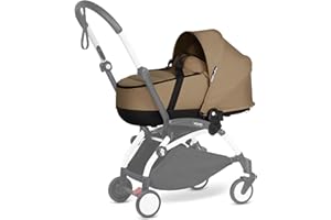 STOKKE Nacelle BABYZEN YOYO, Toffee - Comprend un double matelas épais, une coque et une capote ventilées - Nécessite un cadre YOYO2 (vendu séparément)