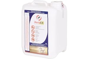 KerbEx blau, reduzierter Knoblauch - Insektenabwehrmittel für Pferde, 5 Liter, Insektenschutz, Insektenabwehr