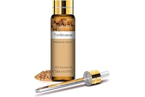 PHATOIL Weihrauchöl 10ml, Ätherisches Öl Weihrauch Naturrein Reine, Ätherische Öle für Diffuser Aromatherapie, Duftöl Weihrauch Öl für Duftlampe, Luftbefeuchter, Kerzen