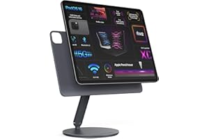 LULULOOK Soporte magnético para iPad Pro, Soporte Plegable de 360 Grados para iPad Pro para Apple iPad Pro 12.9 "3/4/5/6/M2 iPad Air 13" - actualización 2024