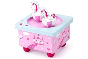 MOUSEHOUSE GIFTS Mousehouse - carillon in legno per bambini - tema unicorno