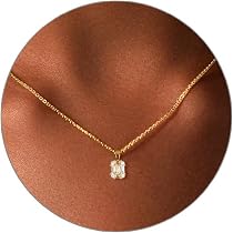 Collana con croce da donna in oro bianco 18 carati con Diamanti natura