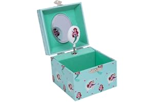 WIDDOP AND CO Widdop Disney Princess Ariel Little Mermaid Small Cube Musical Jewellery Box Girls Gift DI710