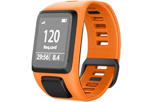NotoCity Correa para Tomtom Runner 2/Runner 3/Spark/Spark 3/Adventurer/Golfer 2, Correa de Silicona Pulsera de Repuesto para Tomtom