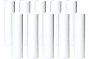 ORION LIGHTSTYLE Portacandele 10 pezzi, lunghezza 100 mm, (portacandela Ø esterno 26 mm, interno 24 mm), manicotti per lampadari, lampadari, portalampada E14, bianco liscio