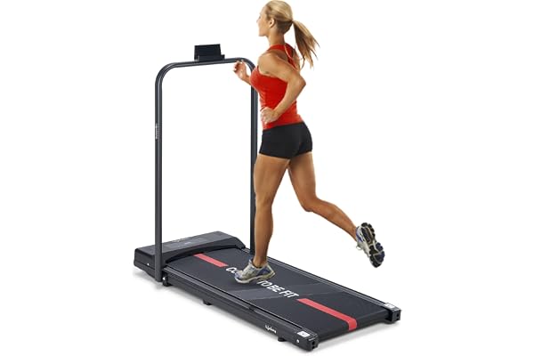 Lifelong Treadmill LLTM162 Fit Pro 2HP Peak DC Motorized Under Desk Treadmill Home Workout Max Speed 8 Km/Hr Walking Pad Max User Weight 110 Kg Black