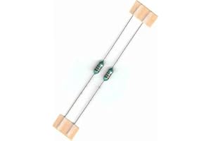 ECOMPONENT Induttanza assiale 4700uH (4,7mH) 1/2W - 2 Pezzi