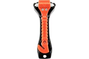 DL-RACING Notfall Hammer mit Gurtschneider Nothammer für Auto Scheibe Glas Fenster