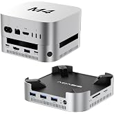 ACASIS Mac mini M4 Dock & Stand with Dual-Bay NVMe SSD Enclosure, Aluminum HDMI Hub for Mac mini M4 and M4 Pro 2024, 4K60Hz H